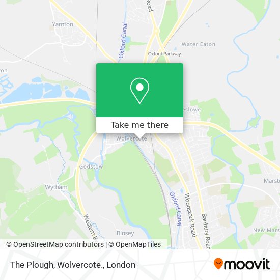 The Plough, Wolvercote. map