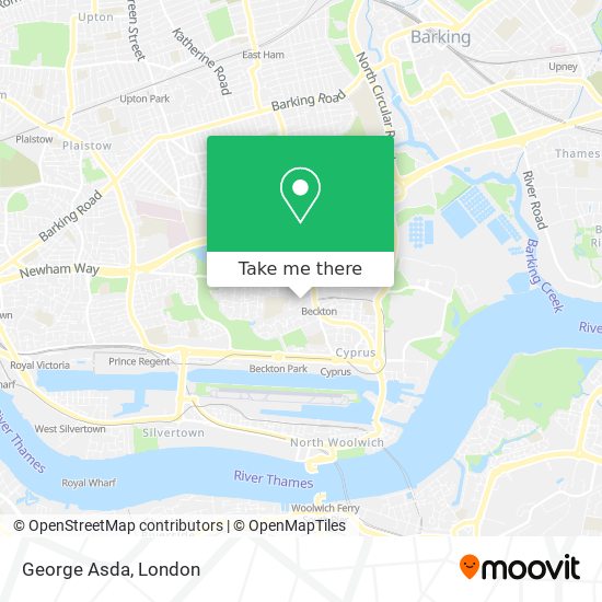 George Asda map