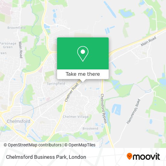 Chelmsford Business Park map