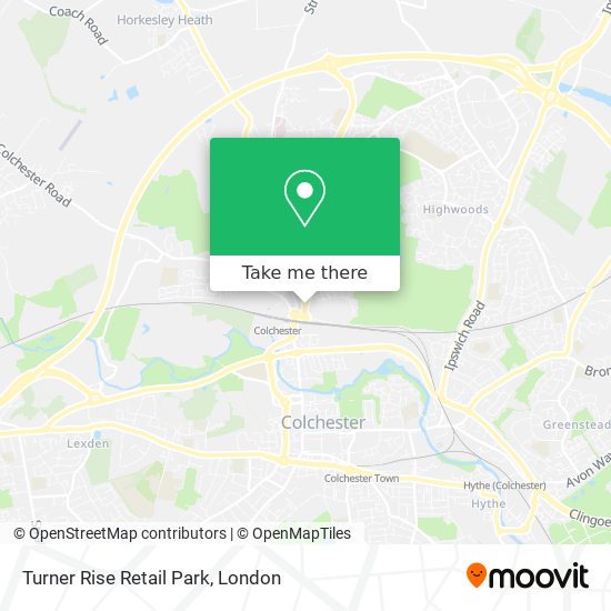 Turner Rise Retail Park map