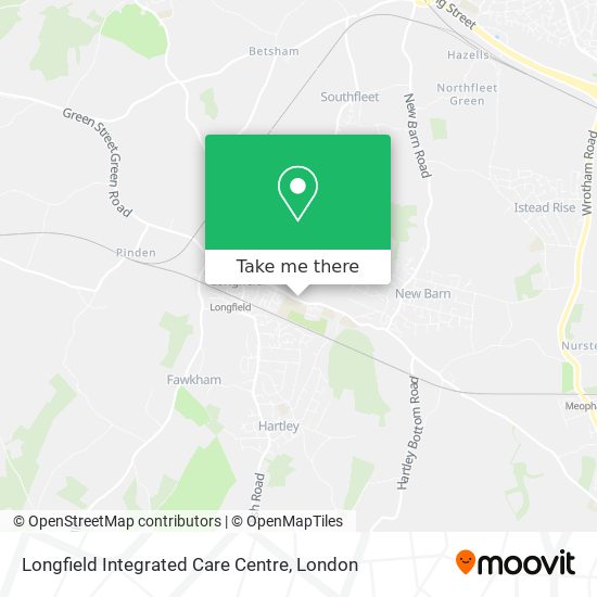 Longfield Integrated Care Centre map