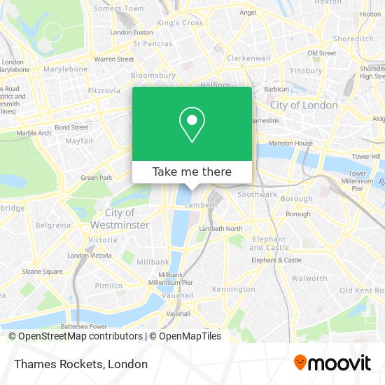 Thames Rockets map
