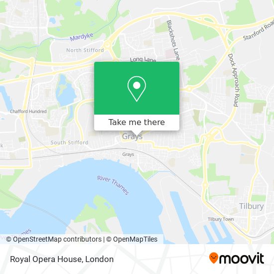 Royal Opera House map