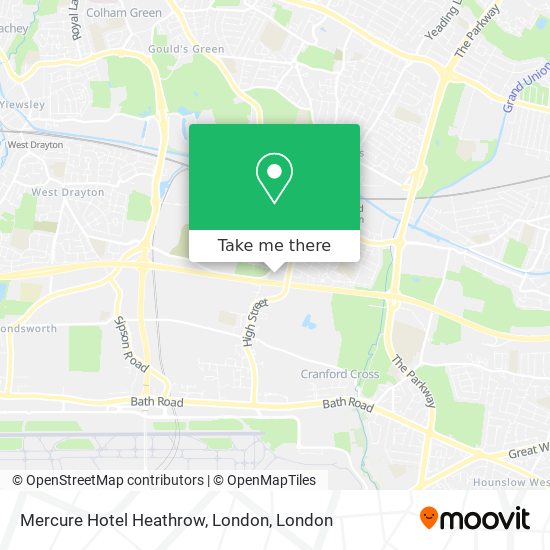 Mercure Hotel Heathrow, London map