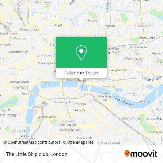The Little Ship club map