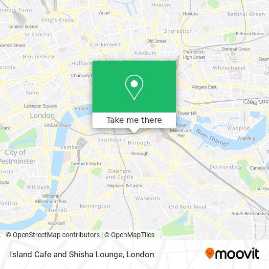 Island Cafe and Shisha Lounge map