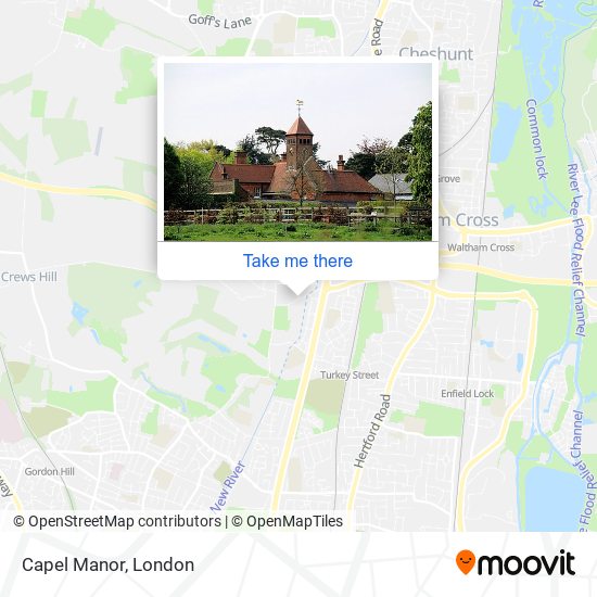 Capel Manor map