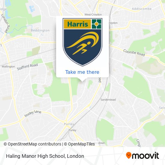 Haling Manor High School map