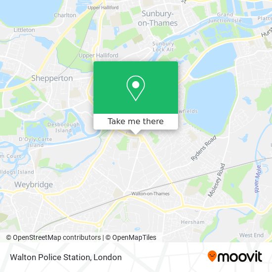 Walton Police Station map