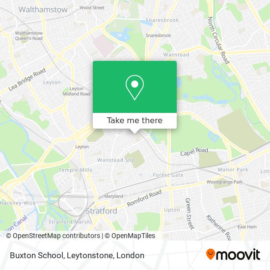 Buxton School, Leytonstone map