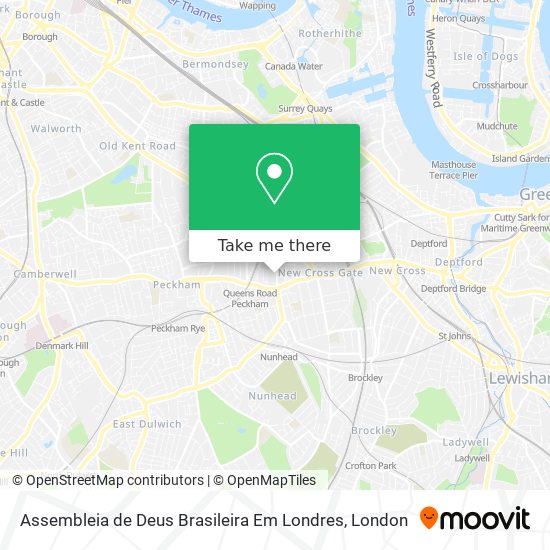 Assembleia de Deus Brasileira Em Londres map