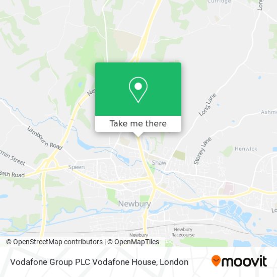 Vodafone Group PLC Vodafone House map