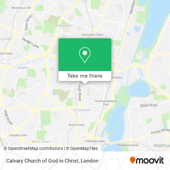 Calvary Church of God in Christ map