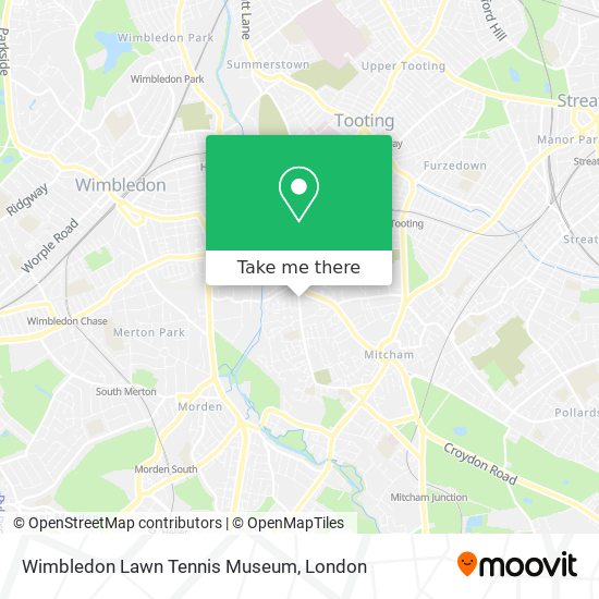 Wimbledon Lawn Tennis Museum map