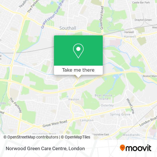 Norwood Green Care Centre map