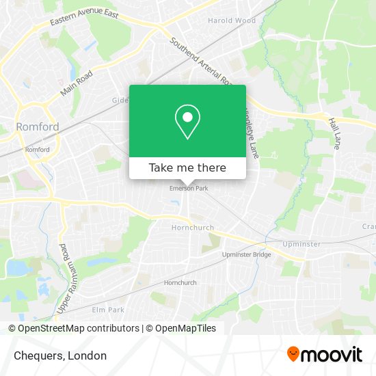 Chequers map