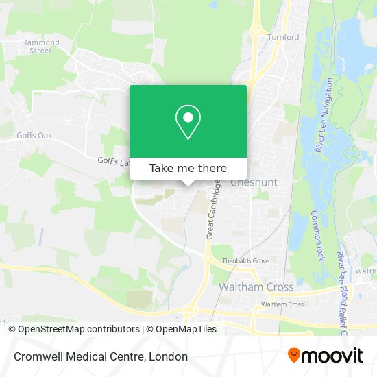 Cromwell Medical Centre map