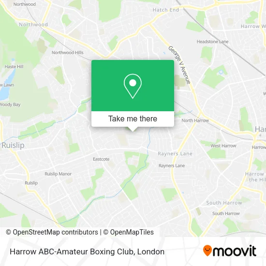 Harrow ABC-Amateur Boxing Club map