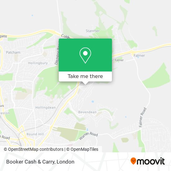 Booker Cash & Carry map