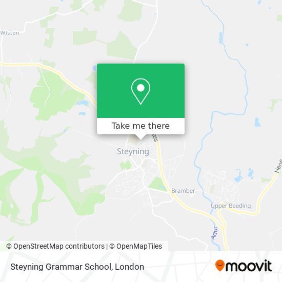Steyning Grammar School map