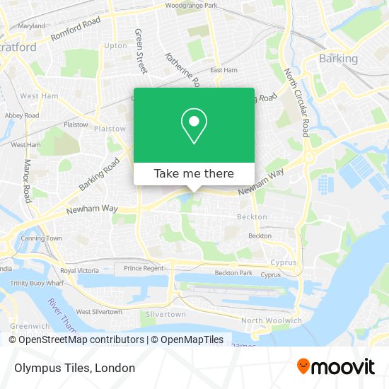 Olympus Tiles map