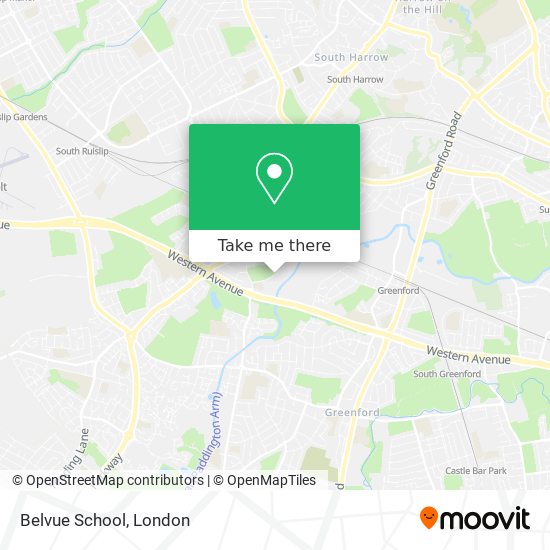 Belvue School map