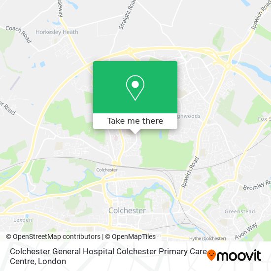 Colchester General Hospital Ward Map