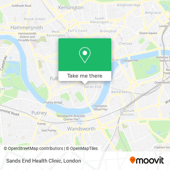 Sands End Health Clinic map