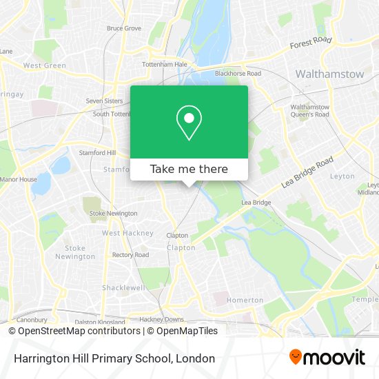 Harrington Hill Primary School map