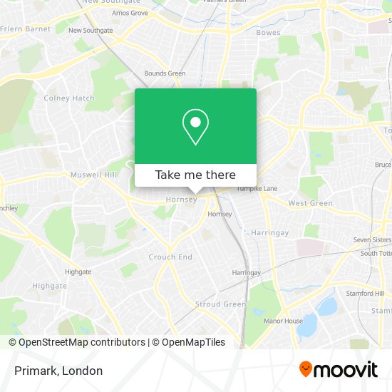 Primark map