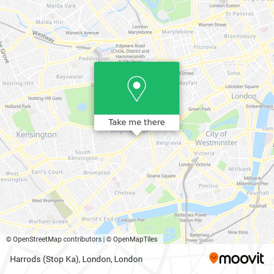 Harrods (Stop Ka), London map