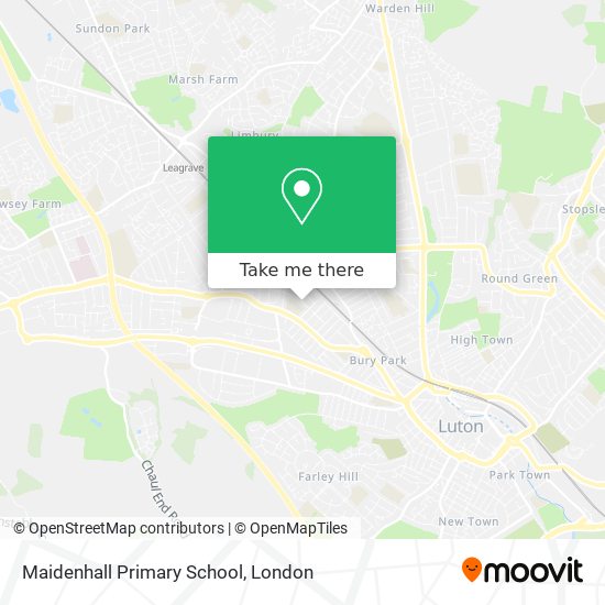 Maidenhall Primary School map