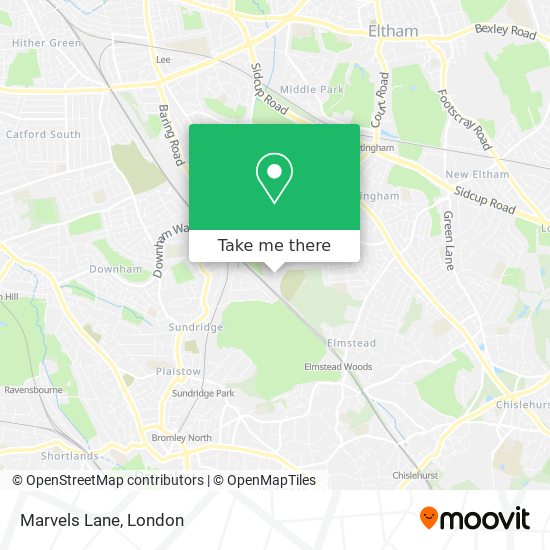 Marvels Lane map