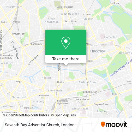 Seventh-Day Adventist Church map