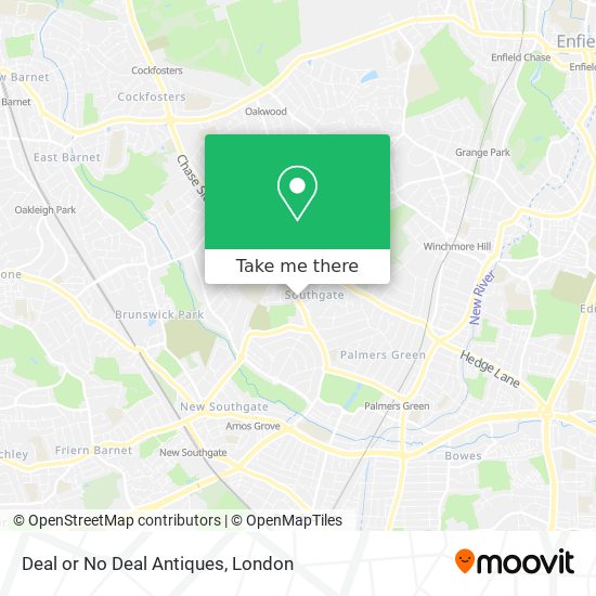 Deal or No Deal Antiques map