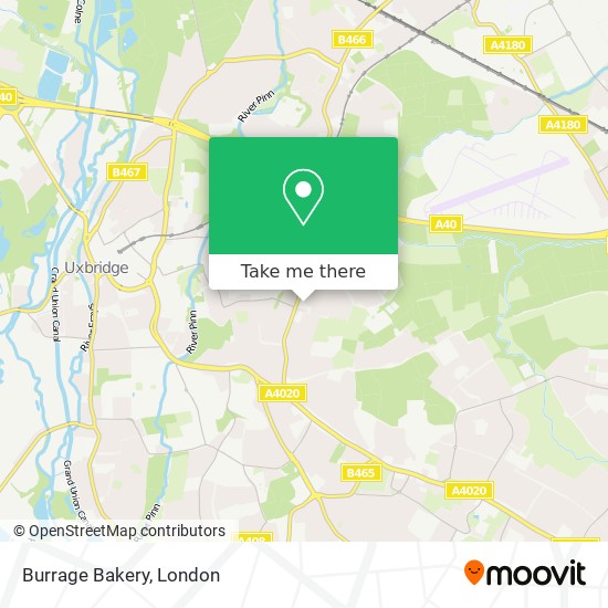 Burrage Bakery map