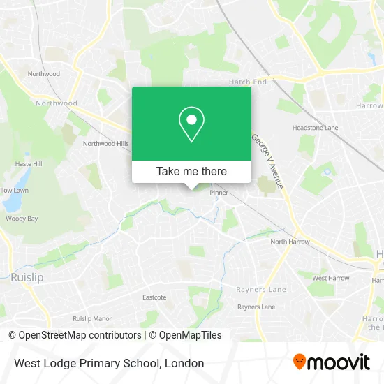 West Lodge Primary School map