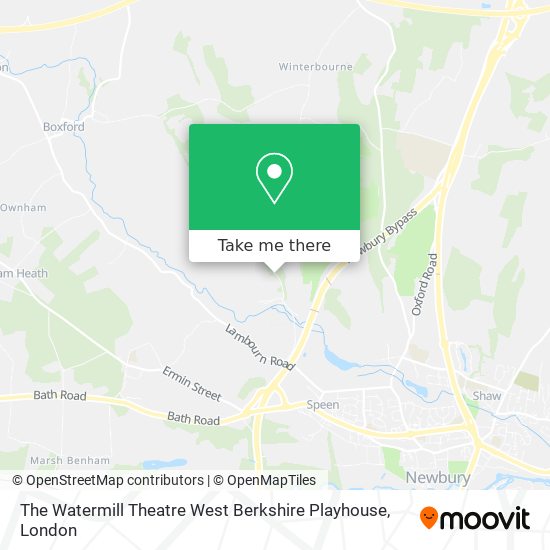 The Watermill Theatre West Berkshire Playhouse map