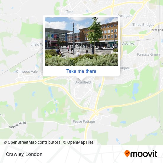 Crawley map