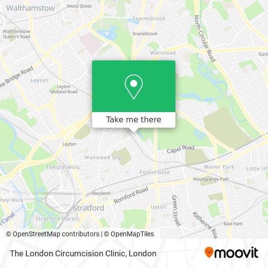 The London Circumcision Clinic map