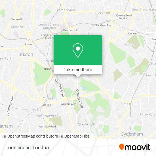Tomlinsons map