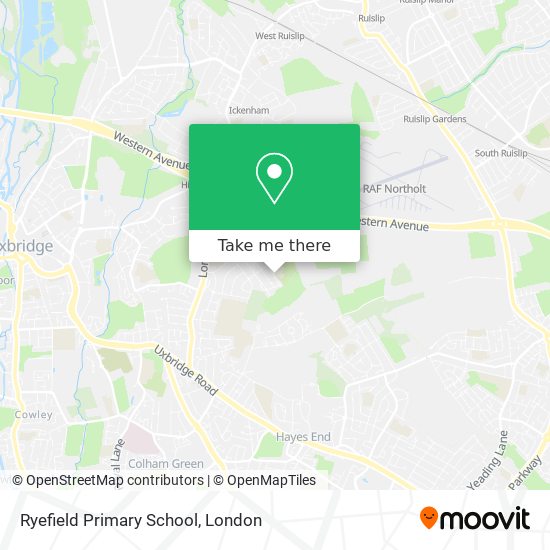 Ryefield Primary School map