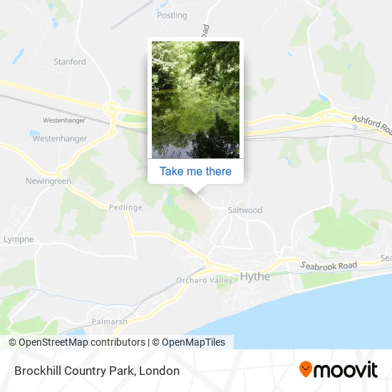 Brockhill Country Park map