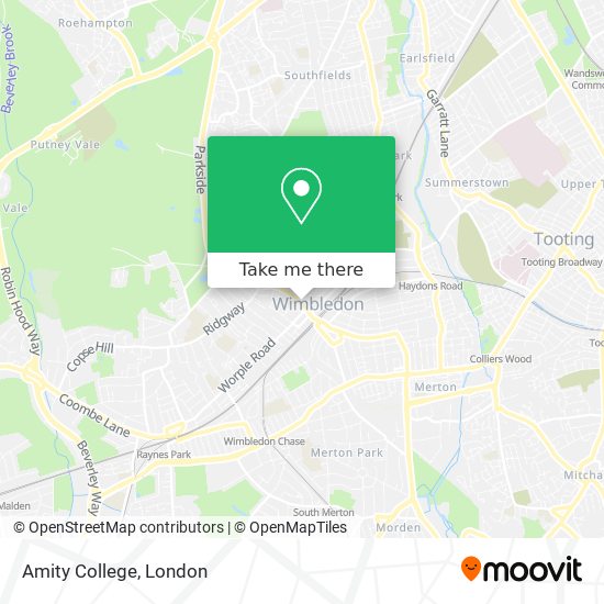 Amity College map
