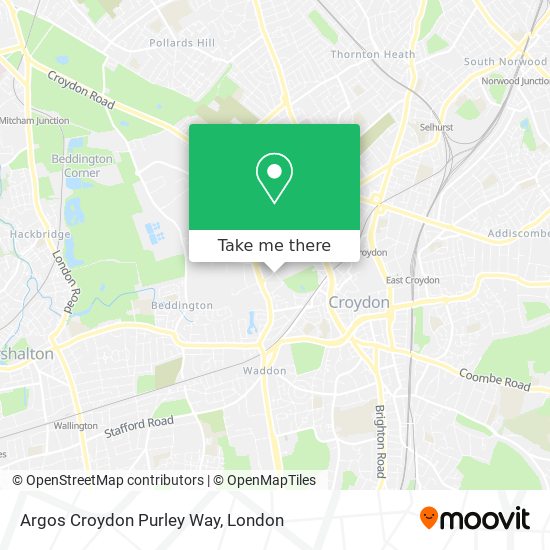 Argos Croydon Purley Way map