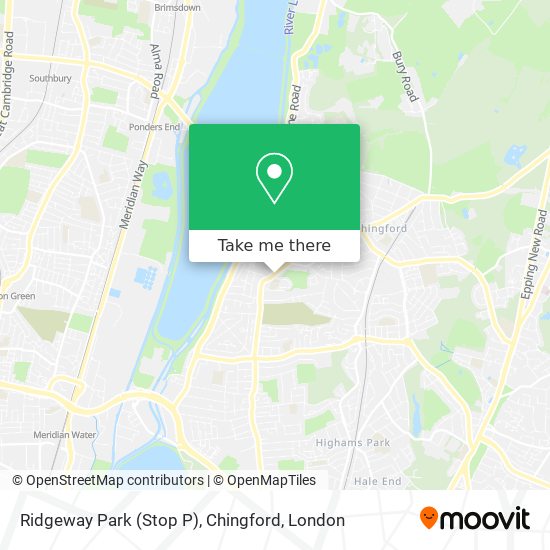 Ridgeway Park (Stop P), Chingford map