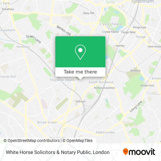 White Horse Solicitors & Notary Public map