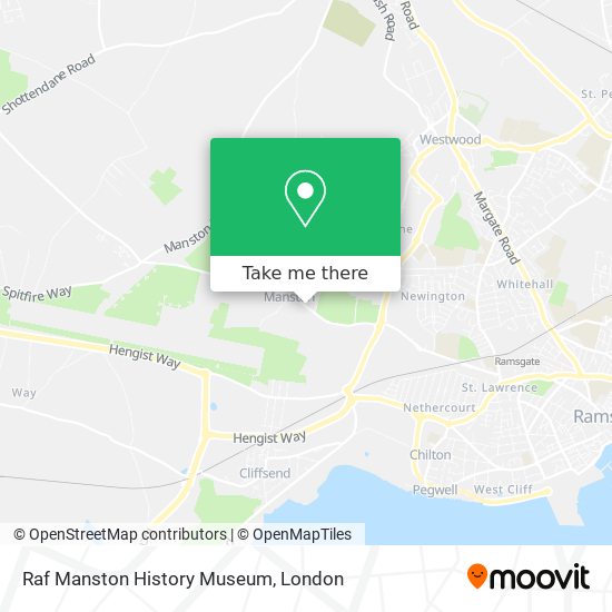 Raf Manston History Museum map