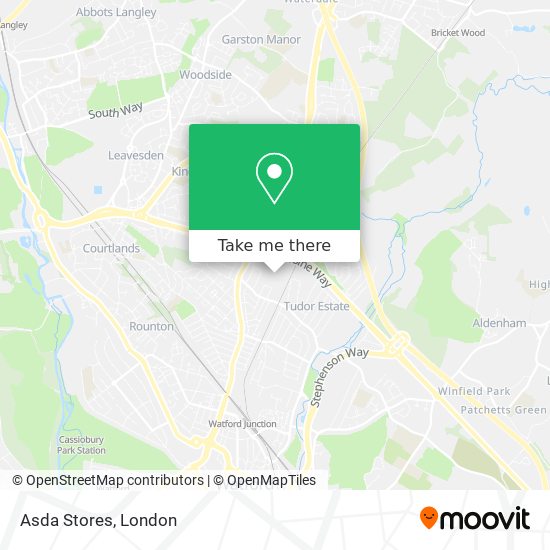 Asda Stores map