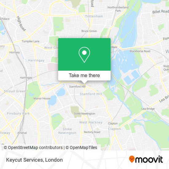 Keycut Services map